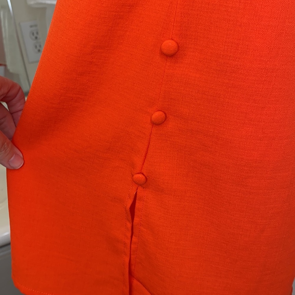 Red Mini Tea Dress S - Picture 6 of 6